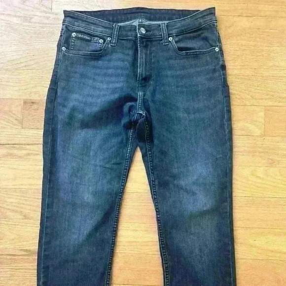 CALVIN Klein Slim  Denim Blue Jeans Men's 33x30 - Picture 1 of 6